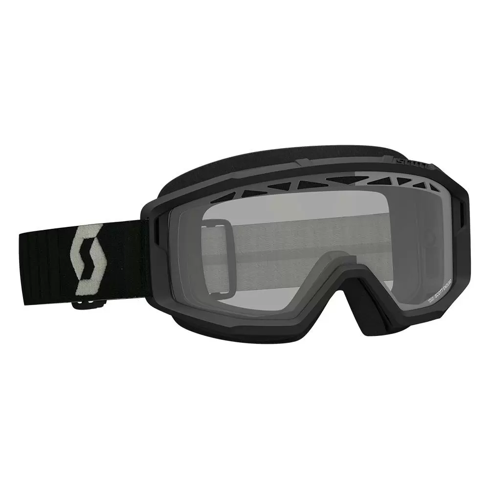 Scott Primal Black Grey Clear Lens Enduro Motocross Goggles 3 Scott Primal Black Grey Clear Lens Enduro Motocross Goggles
