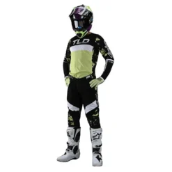 Troy Lee Designs SE Pro Dyeno Motocross Jersey - Glo Green 20 Troy Lee Designs SE Pro Dyeno Motocross Jersey - Glo Green -Motorcycle Riding Equipment Store 30189402 04 jpg