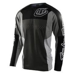 Troy Lee Designs SE Pro Quattro Motocross Jersey - Grey Black -Motorcycle Riding Equipment Store 30197701 01 4