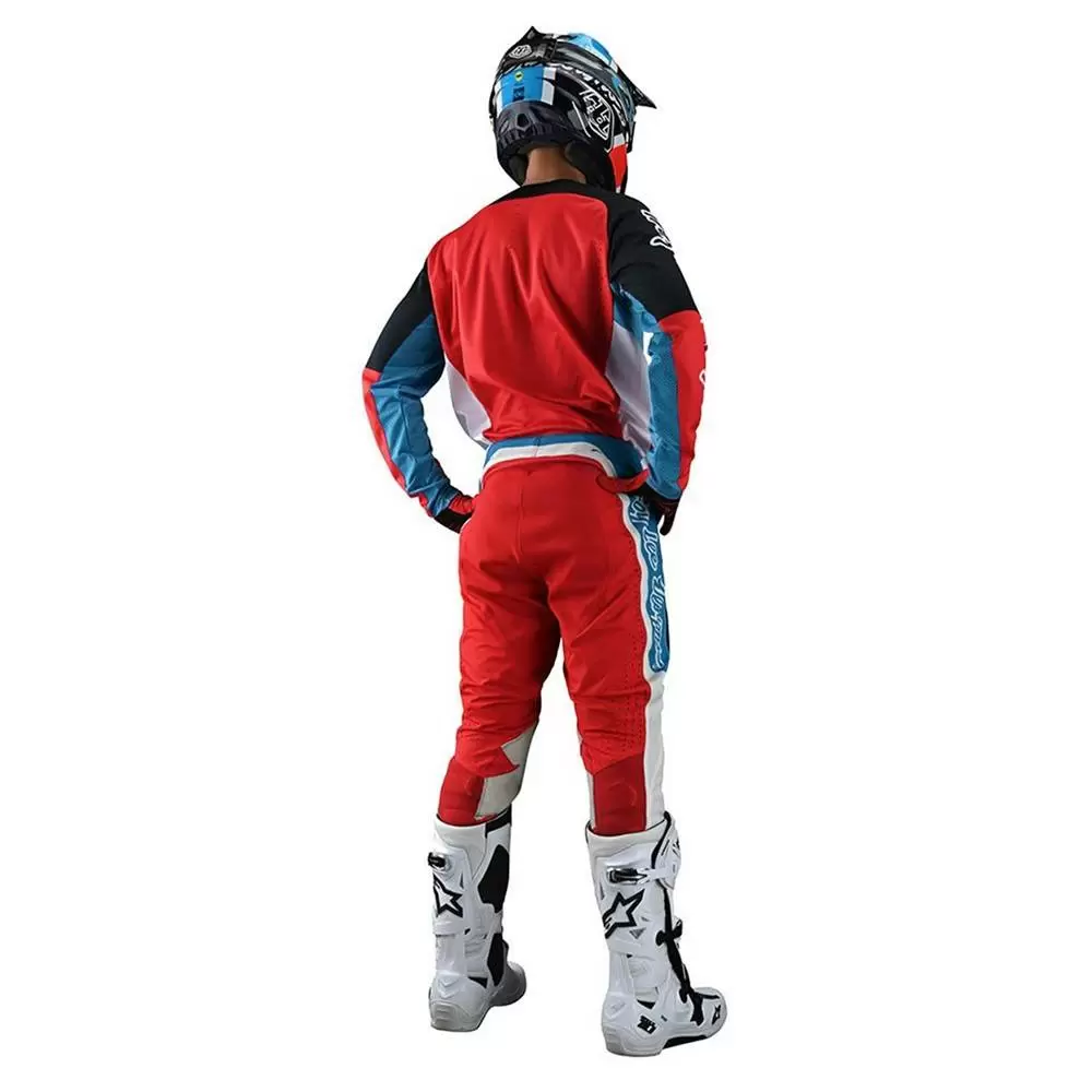 Troy Lee Designs SE Pro Quattro Motocross Pants - Navy Red 13 Troy Lee Designs SE Pro Quattro Motocross Pants - Navy Red - Image 11