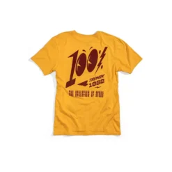 100% Sunnyside T-Shirt - Goldenrod -Motorcycle Riding Equipment Store 32105 009 02 jpg