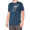 100% Nord T-Shirt - Slate Blue -Motorcycle Riding Equipment Store 32124 182 01 1
