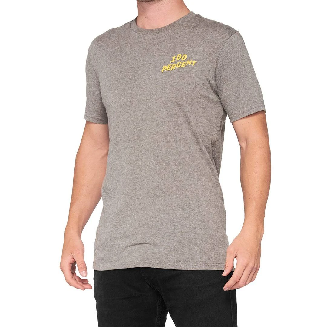 100% Dakota T-Shirt - Heather Grey 4 100% Dakota T-Shirt - Heather Grey - Image 2