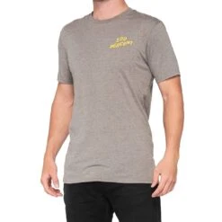 100% Dakota T-Shirt - Heather Grey 11 100% Dakota T-Shirt - Heather Grey -Motorcycle Riding Equipment Store 32130 188 01 4
