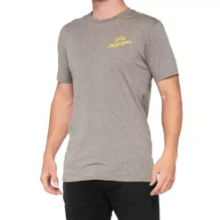 100% Dakota T-Shirt - Heather Grey 12 100% Dakota T-Shirt - Heather Grey -Motorcycle Riding Equipment Store 32130 188 01 jpg