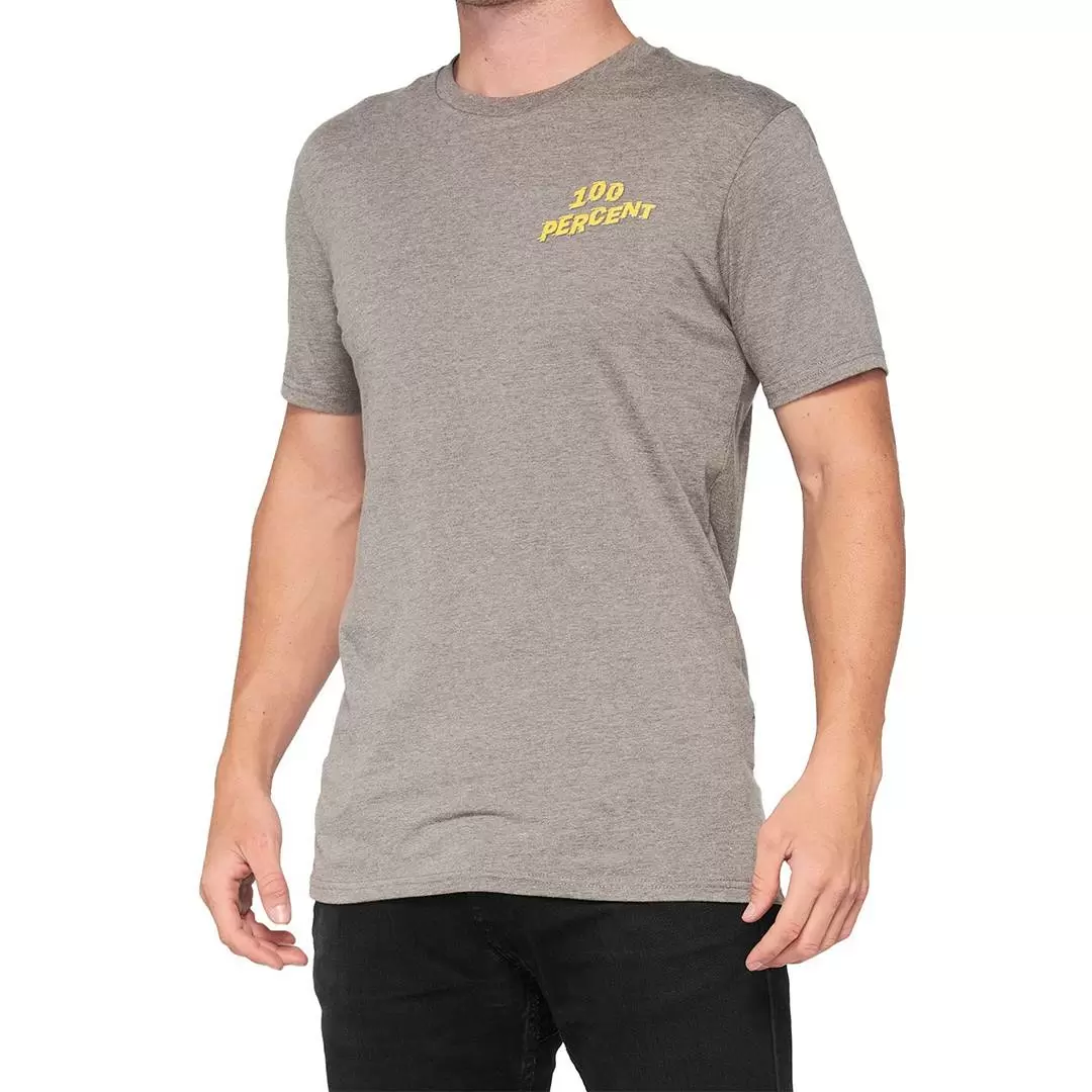 100% Dakota T-Shirt - Heather Grey 7 100% Dakota T-Shirt - Heather Grey - Image 5