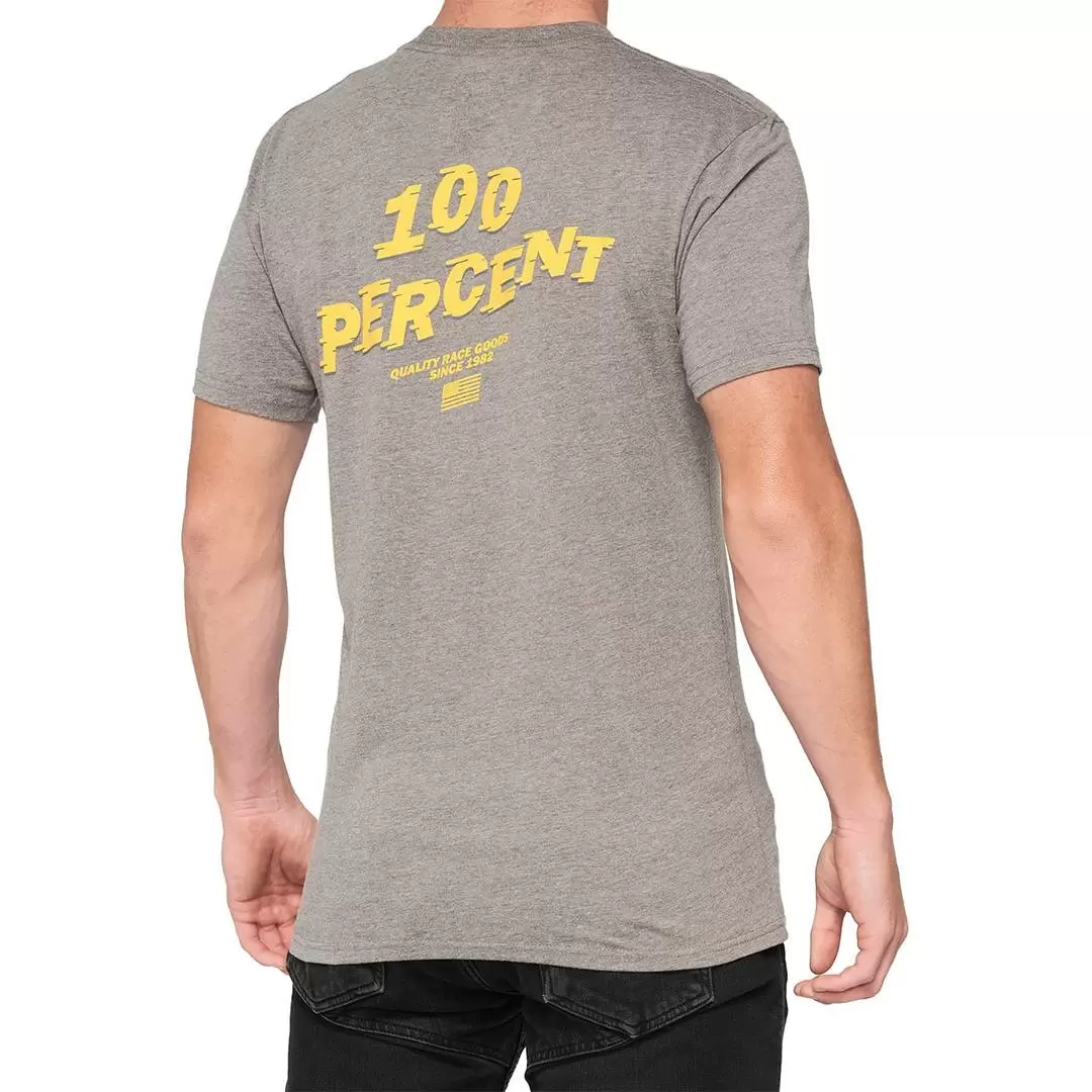 100% Dakota T-Shirt - Heather Grey 8 100% Dakota T-Shirt - Heather Grey - Image 6
