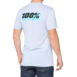 100% Jari Tech T-Shirt - Light Grey -Motorcycle Riding Equipment Store 35020 023 02 jpg