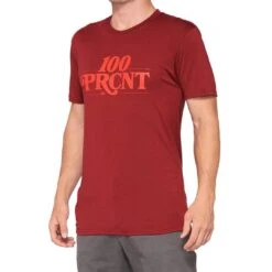 100% Searles Tech Tee - Brick -Motorcycle Riding Equipment Store 35027 068 01 1