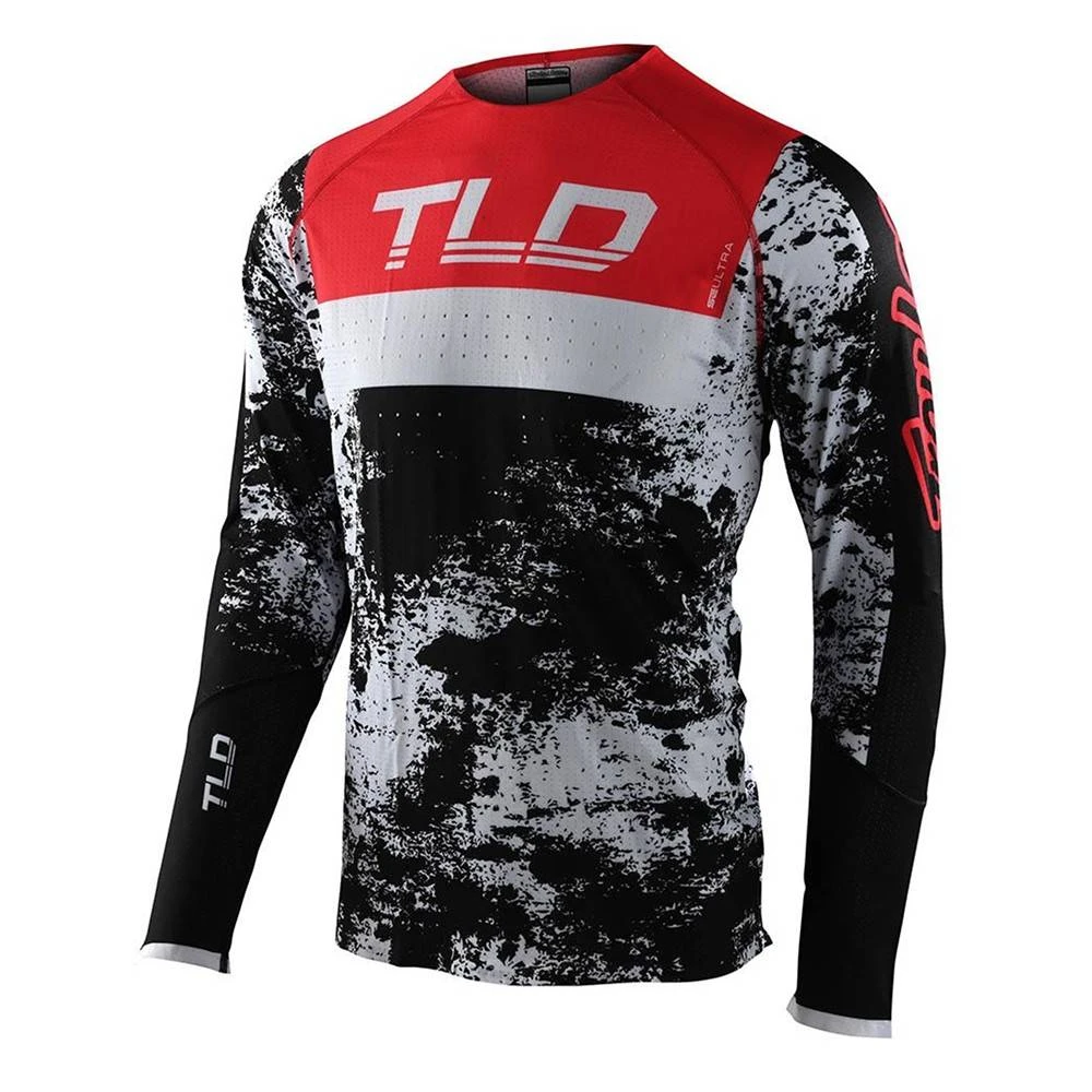 Troy Lee Designs SE Ultra Grime Motocross Jersey - Black Rocket Red 5 Troy Lee Designs SE Ultra Grime Motocross Jersey - Black Rocket Red - Image 3
