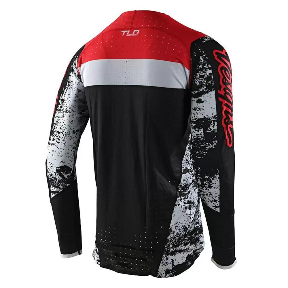 Troy Lee Designs SE Ultra Grime Motocross Jersey - Black Rocket Red 9 Troy Lee Designs SE Ultra Grime Motocross Jersey - Black Rocket Red - Image 7
