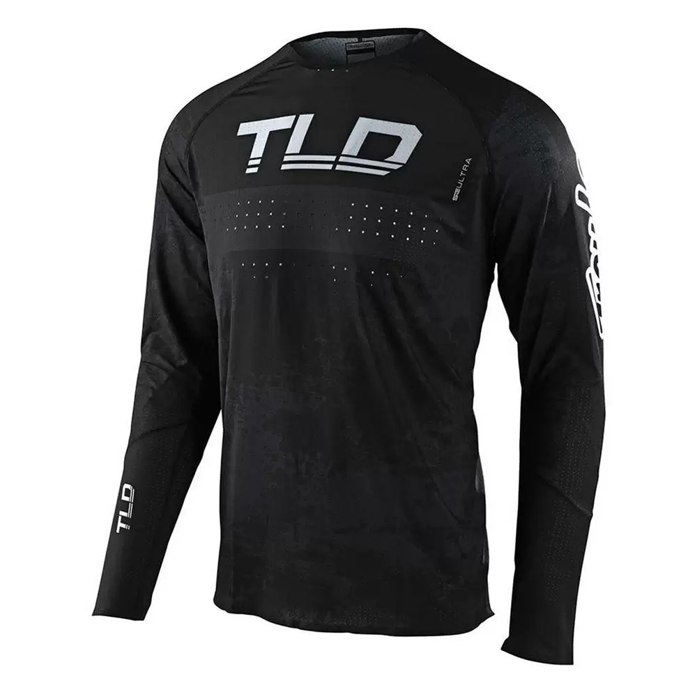 Troy Lee Designs SE Ultra Grime Motocross Jersey - Black Charcoal 8 Troy Lee Designs SE Ultra Grime Motocross Jersey - Black Charcoal - Image 6