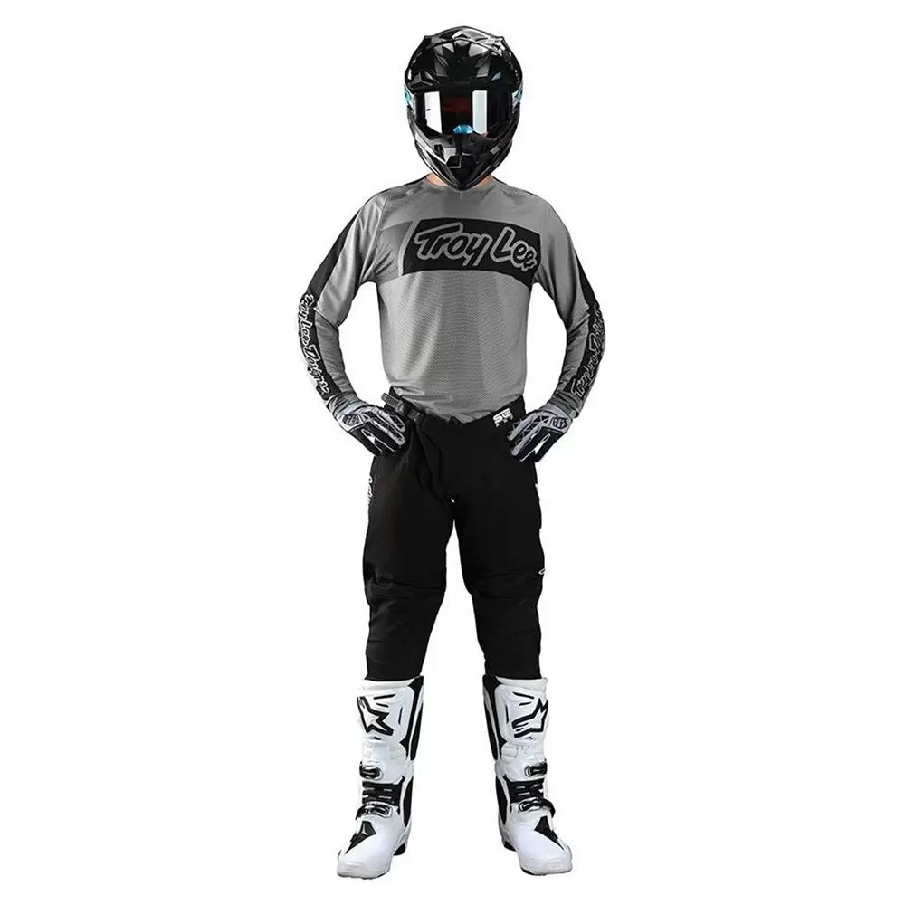 Troy Lee Designs SE Pro Air Vox Motocross Jersey - Grey 10 Troy Lee Designs SE Pro Air Vox Motocross Jersey - Grey - Image 8
