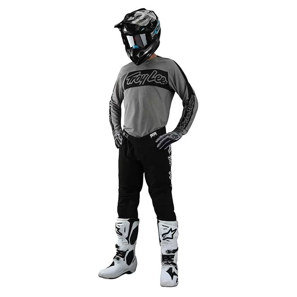 Troy Lee Designs SE Pro Air Vox Motocross Jersey - Grey 11 Troy Lee Designs SE Pro Air Vox Motocross Jersey - Grey - Image 9