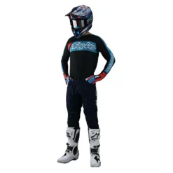 Troy Lee Designs SE Pro Air Vox Motocross Jersey - Navy -Motorcycle Riding Equipment Store 35589201 04 1 jpg