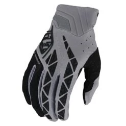 Troy Lee Designs SE Pro Solid Grey Motocross Gloves 12 Troy Lee Designs SE Pro Solid Grey Motocross Gloves -Motorcycle Riding Equipment Store 40150305 01 4