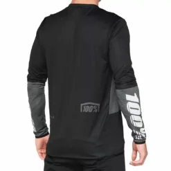 100% R-Core X Charcoal Black Motocross Jersey -Motorcycle Riding Equipment Store 41002 052 02 jpg