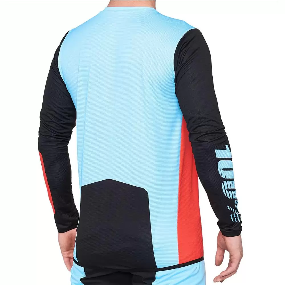 100% R-Core X Fluo Red Black Motocross Jersey 8 100% R-Core X Fluo Red Black Motocross Jersey - Image 6