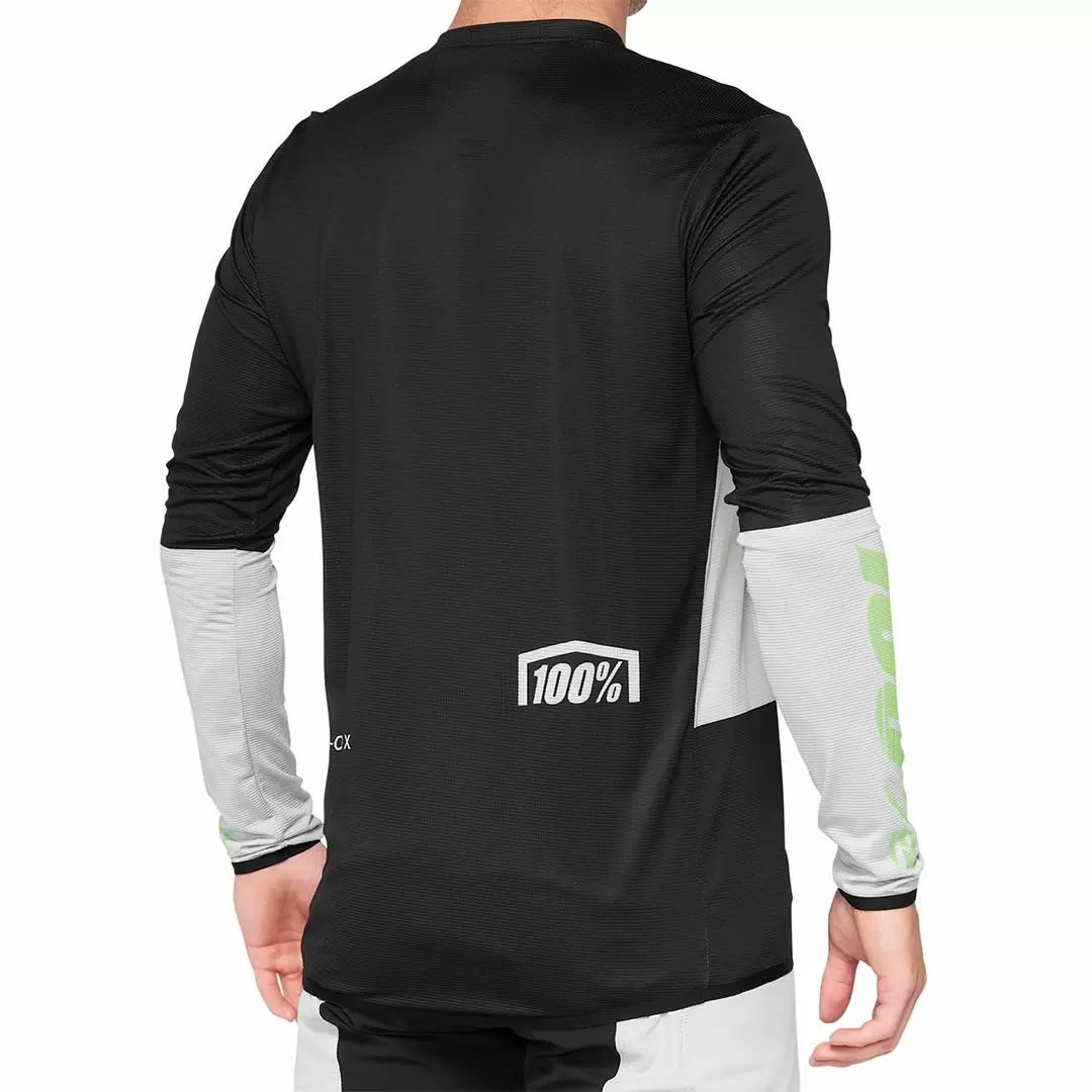 100% R-Core X Vapor Black Motocross Jersey 8 100% R-Core X Vapor Black Motocross Jersey - Image 6