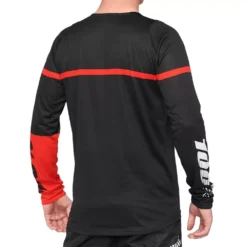 100% R-Core Black Red Motocross Jersey -Motorcycle Riding Equipment Store 41104 013 02 4 jpg