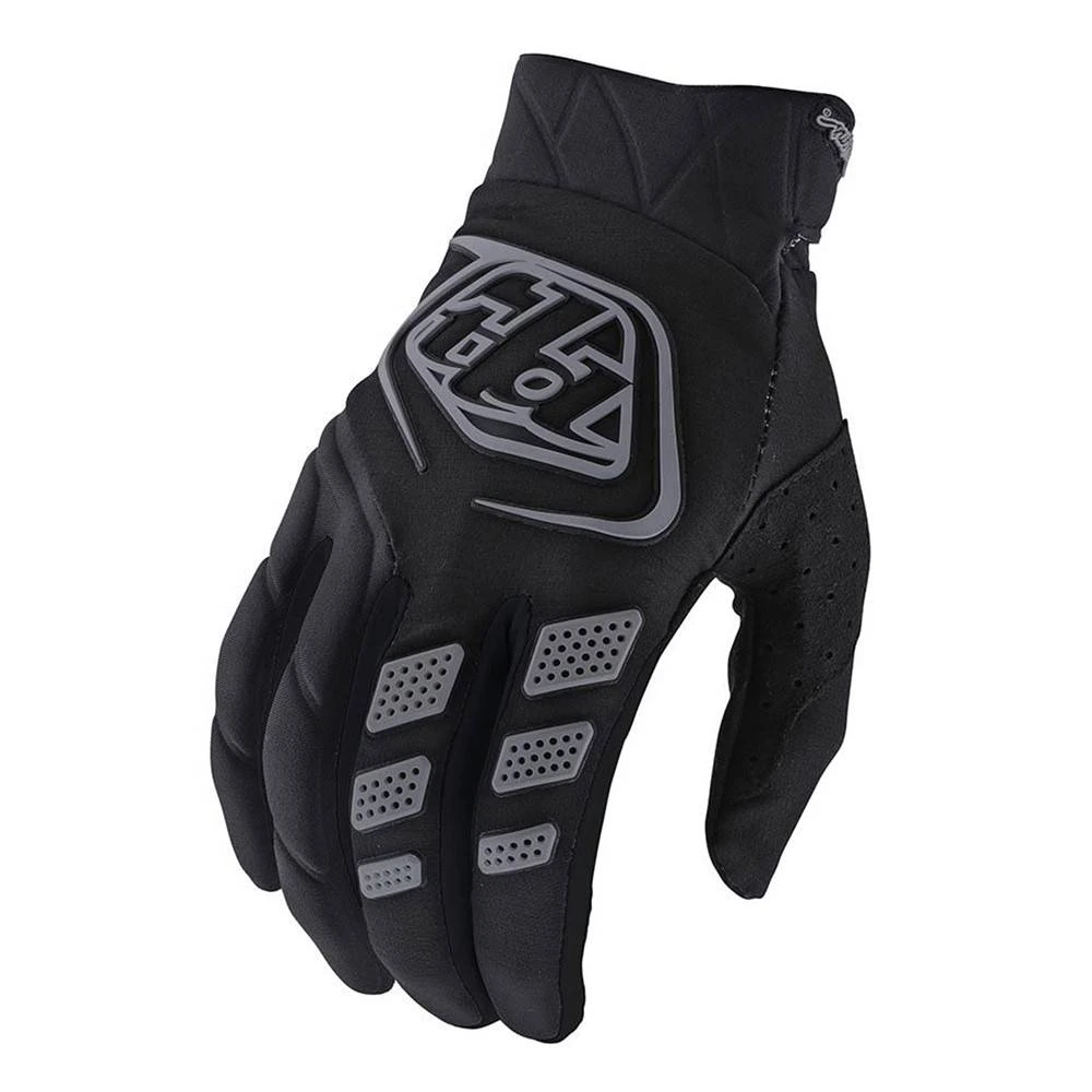 Troy Lee Designs Revox Solid Black Motocross Gloves 3 Troy Lee Designs Revox Solid Black Motocross Gloves