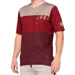 100% Airmatic Brick Dark Red Motocross Jersey
