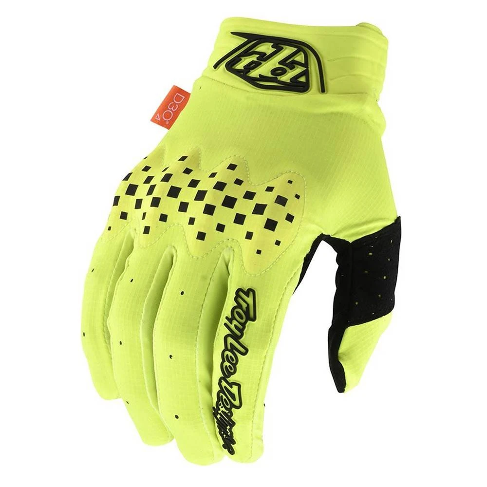 Troy Lee Designs Gambit Solid Fluo Yellow Motocross Gloves 6 Troy Lee Designs Gambit Solid Fluo Yellow Motocross Gloves - Image 4