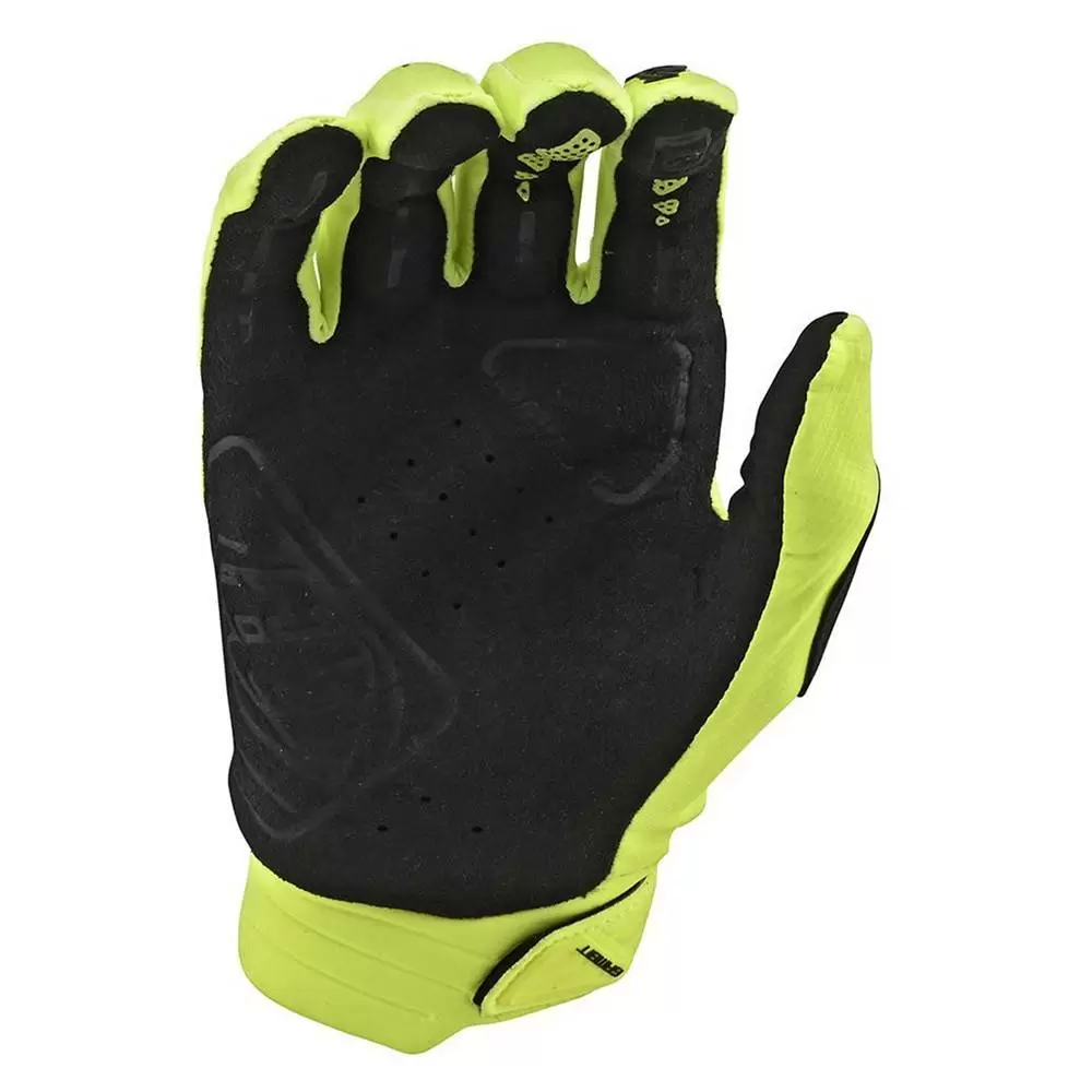 Troy Lee Designs Gambit Solid Fluo Yellow Motocross Gloves 9 Troy Lee Designs Gambit Solid Fluo Yellow Motocross Gloves - Image 7