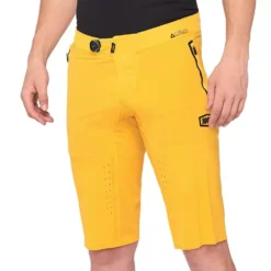 100% Celium Motocross Shorts - Mustard -Motorcycle Riding Equipment Store 42210 213 01 2 jpg