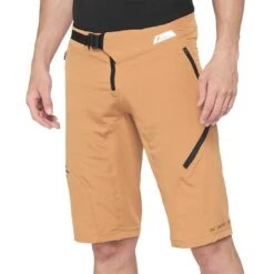100% Airmatic Motocross Shorts - Caramel -Motorcycle Riding Equipment Store 42317 431 01 6