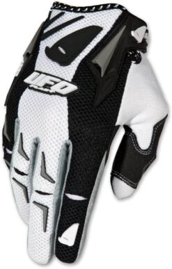 UFO AirBase White Motocross Gloves