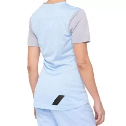 100% Ridecamp Powder Blue Grey Women's Motocross Jersey -Motorcycle Riding Equipment Store 44401 249 02 4 jpg