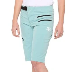 100% Airmatic Women's Motocross Shorts - Seafoam -Motorcycle Riding Equipment Store 45806 142 01 3