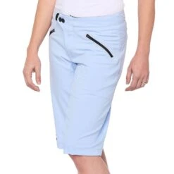 100% Ridecamp Women's Motocross Shorts - Powder Blue 11 100% Ridecamp Women's Motocross Shorts - Powder Blue -Motorcycle Riding Equipment Store 45901 329 01 3