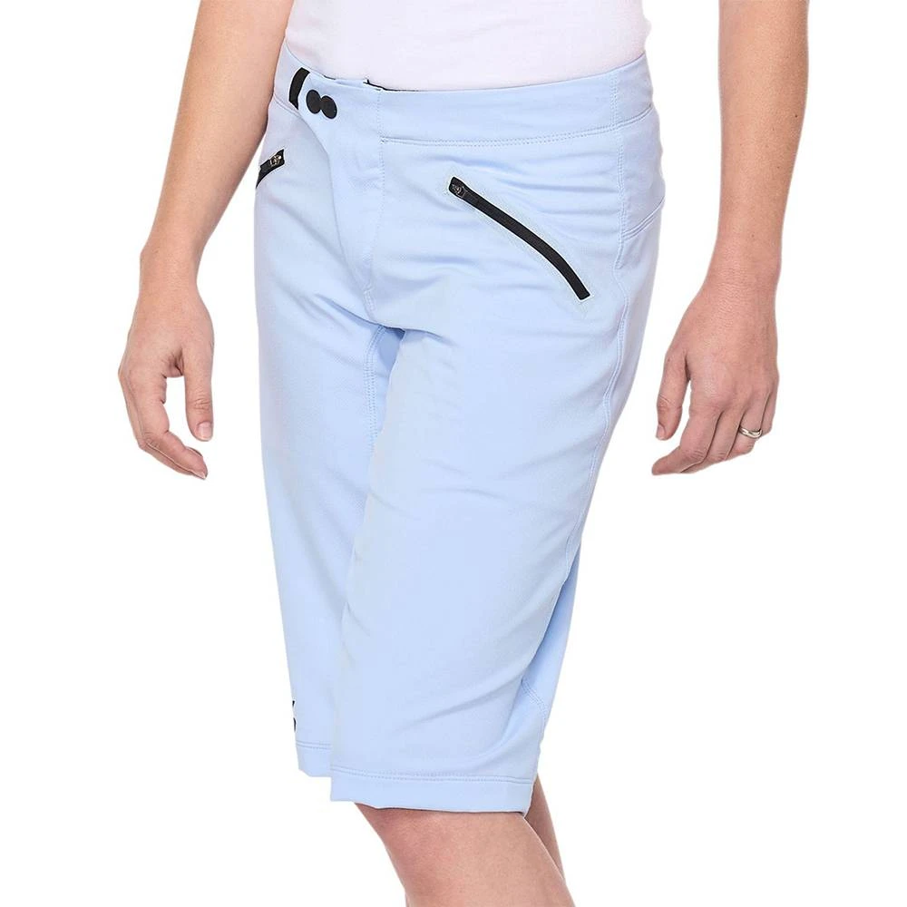 100% Ridecamp Women's Motocross Shorts - Powder Blue 6 100% Ridecamp Women's Motocross Shorts - Powder Blue - Image 4