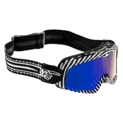 100% Barstow Death Spray Blue Mirror Lens Motocross Goggles -Motorcycle Riding Equipment Store 50002 250 01 02 1 jpg