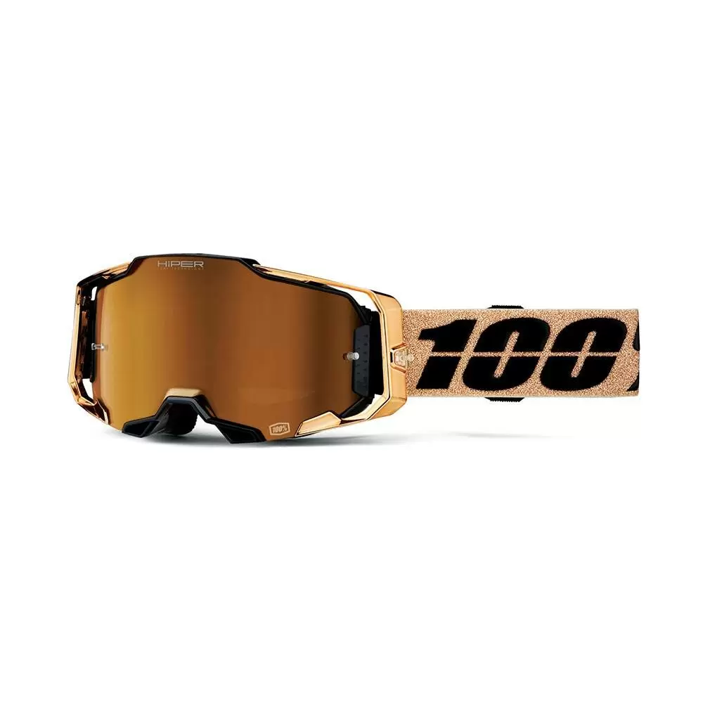100% Armega Goggle Bronze / HiPER Bronze Mirror Lens 6 100% Armega Goggle Bronze / HiPER Bronze Mirror Lens - Image 4