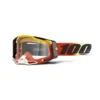 100% Racecraft 2 Goggles Ogusto / Clear Lens -Motorcycle Riding Equipment Store 50009 00024 jpg