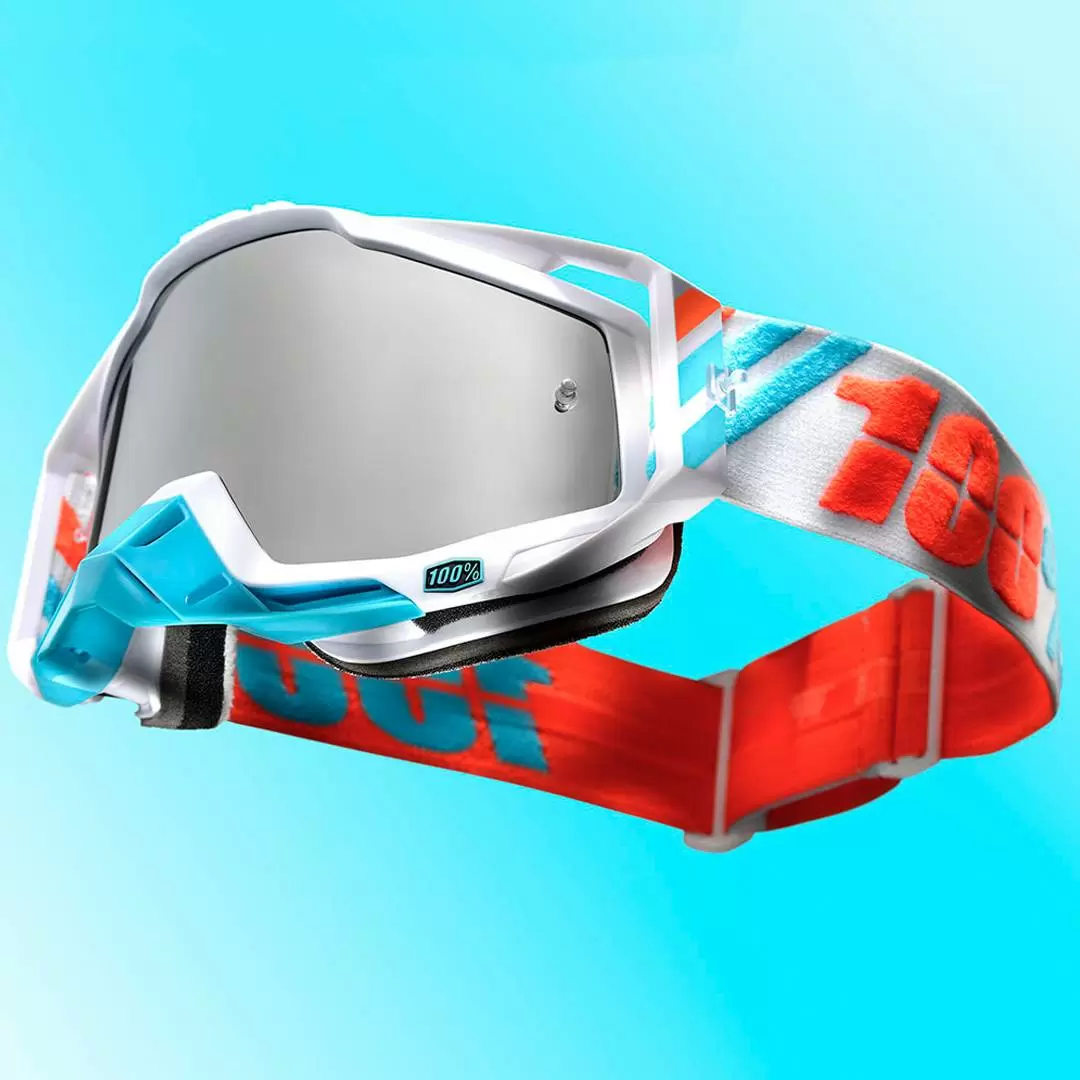 100% Racecraft Goggles Calculus / Silver Mirror Lens 5 100% Racecraft Goggles Calculus / Silver Mirror Lens - Image 3