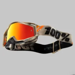100% Racecraft Goggles Poliet / Red Mirror Lens -Motorcycle Riding Equipment Store 50110 338 02 clear jpg