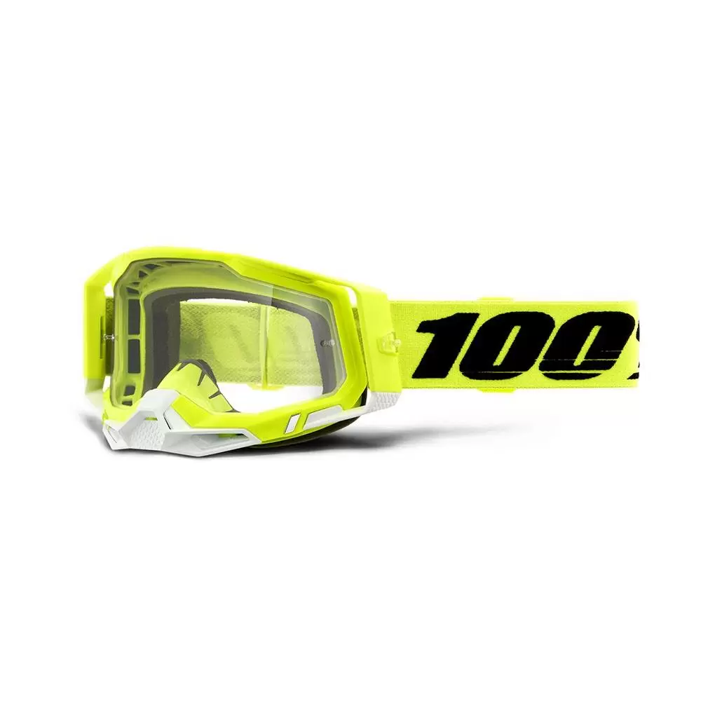 100% Racecraft 2 Yellow Red Mirror Lens Motocross Goggles 5 100% Racecraft 2 Yellow Red Mirror Lens Motocross Goggles - Image 3