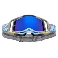 100% Racecraft 2 Trinidad Blue Mirror Lens Goggles -Motorcycle Riding Equipment Store 50121 250 01 02 jpg