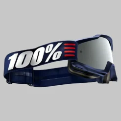 100% Accuri Goggle Art Deco / Silver Mirror Lens -Motorcycle Riding Equipment Store 50210 348 02 clear jpg