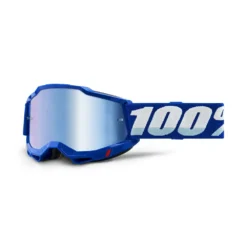 100% Accuri 2 Blue Mirror Lens Goggles