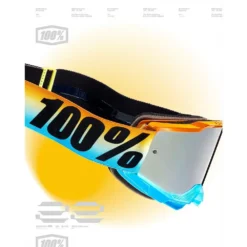 100% Accuri 2 Sunset Flash Silver Mirror Lens Goggles -Motorcycle Riding Equipment Store 50221 261 01 03 jpg