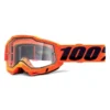 100% Accuri 2 Orange Clear Lens Enduro MTB Goggles -Motorcycle Riding Equipment Store 50221 601 05 jpg