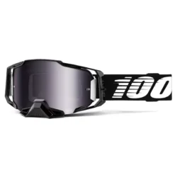 100% Armega Goggle Black Essential / Mirror Silver Lens