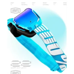 100% Armega Oversized Sky Blue Mirror Lens Goggles -Motorcycle Riding Equipment Store 50721 250 01 03 jpg