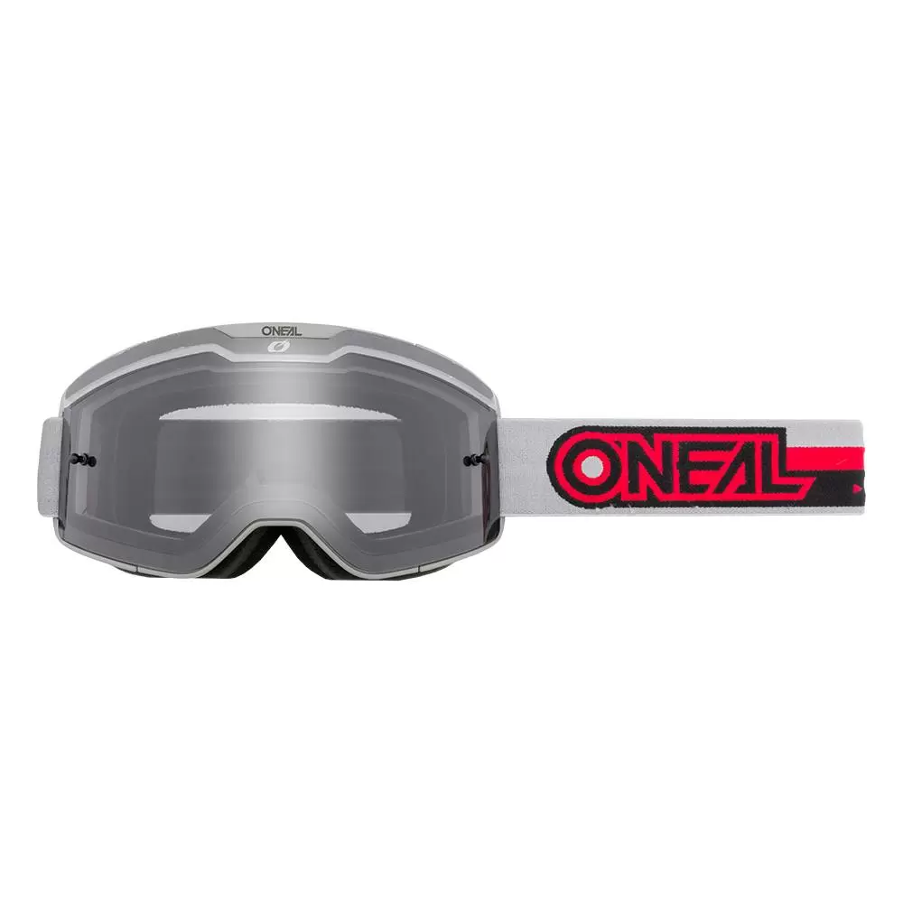 ONeal B-20 Proxy Grey Red Grey Lens Motocross Goggles 3 ONeal B-20 Proxy Grey Red Grey Lens Motocross Goggles