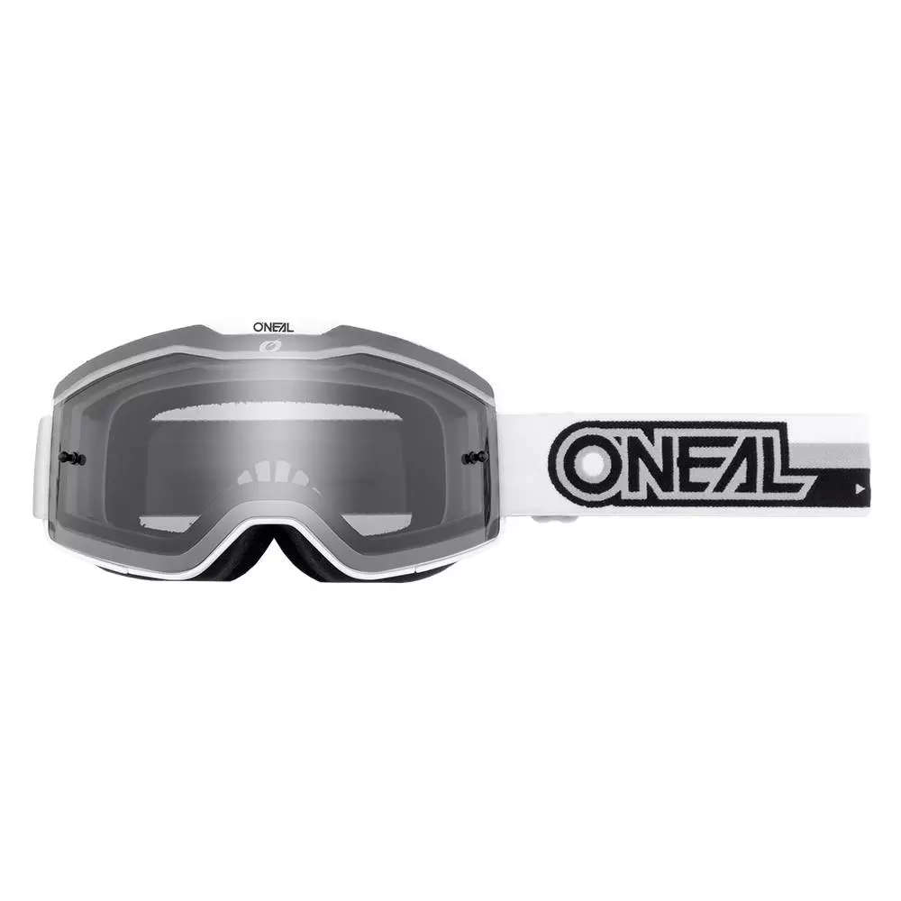 ONeal B-20 Proxy White Black Grey Lens Motocross Goggles 3 ONeal B-20 Proxy White Black Grey Lens Motocross Goggles